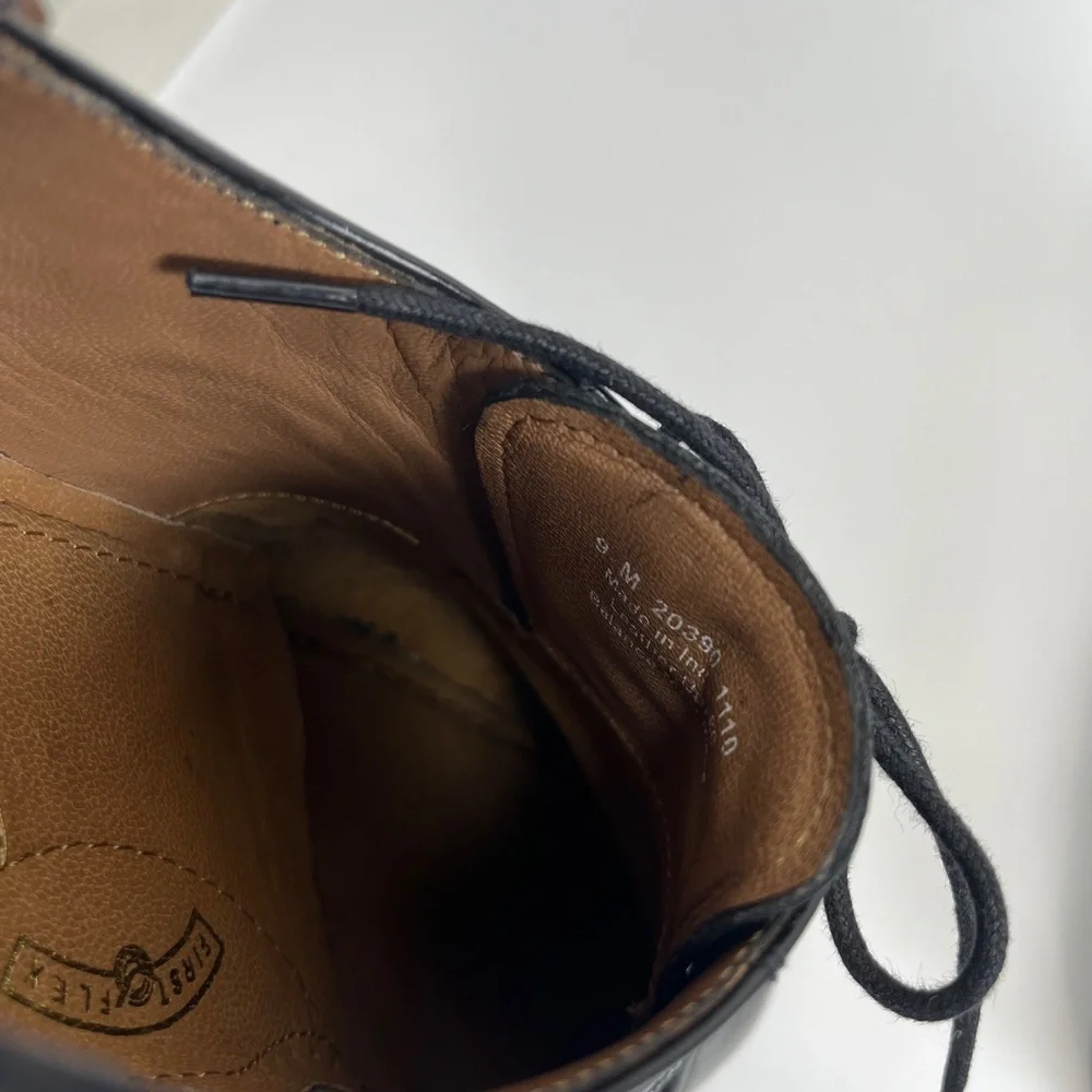 BOSTONIAN CLASSICS  FIRST FLEX SOLE BLACK LEATHER OXFORDS SZ 9